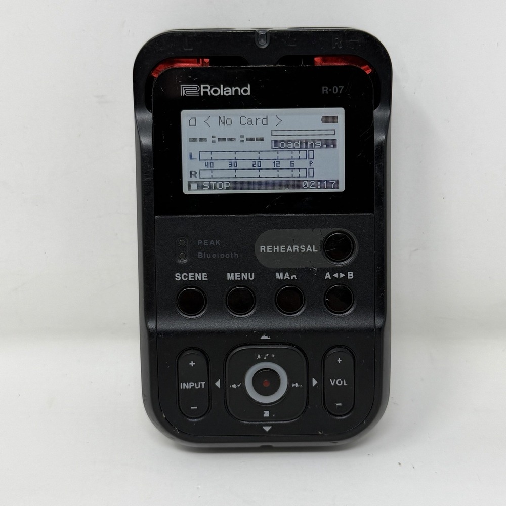 Roland Hi-Res Audio Recorder R-07-BK Black Linear PCM Recorder